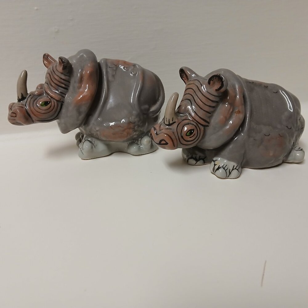 Blue Sky Rhino Salt and Pepper Shakers